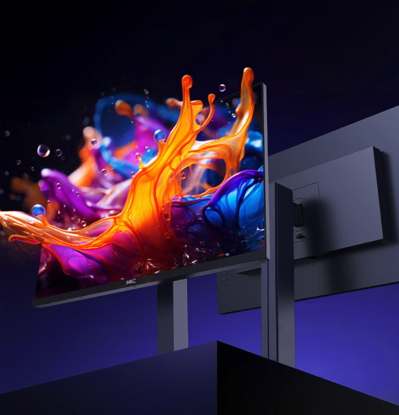 4K 75Hz/FHD 144Hz双模 27英寸HKC显示器到手1499元